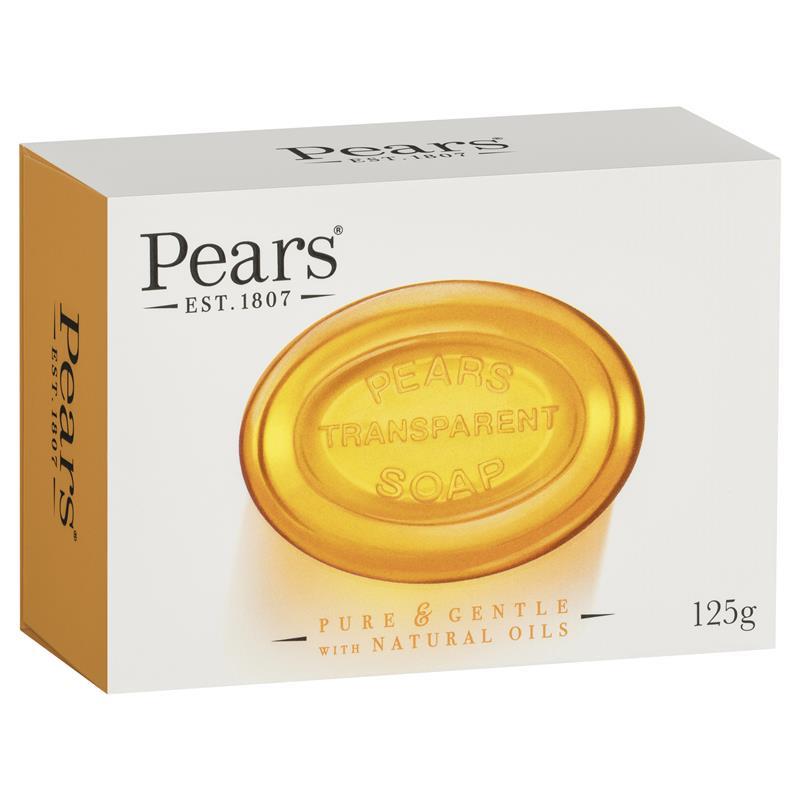 Pears Soap Bar -Amber - 125gm- 6pk