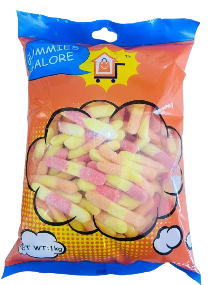 Gummy Galore-Transparent Foam Worms - 2kg