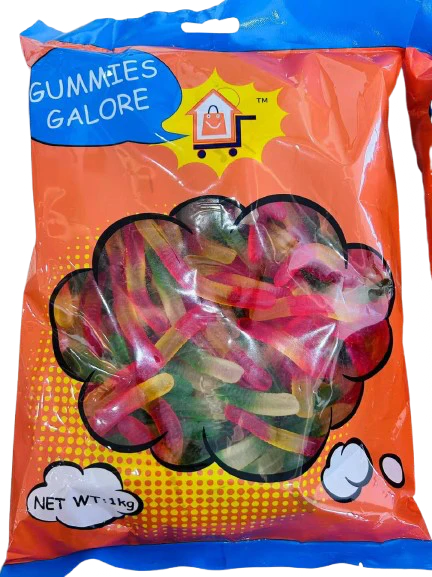 Gummy Galore- Oil Worms - 2kg