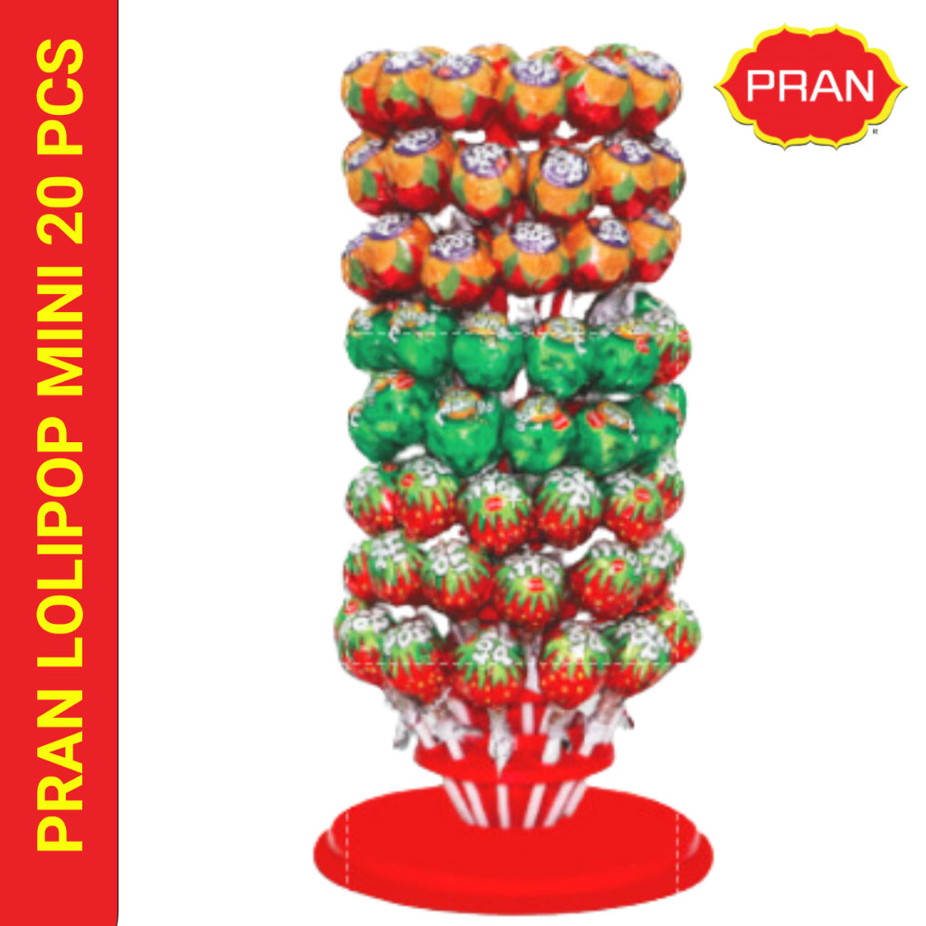 Pran Assorted Lollipop- 96pcs -  $0.14/pcs