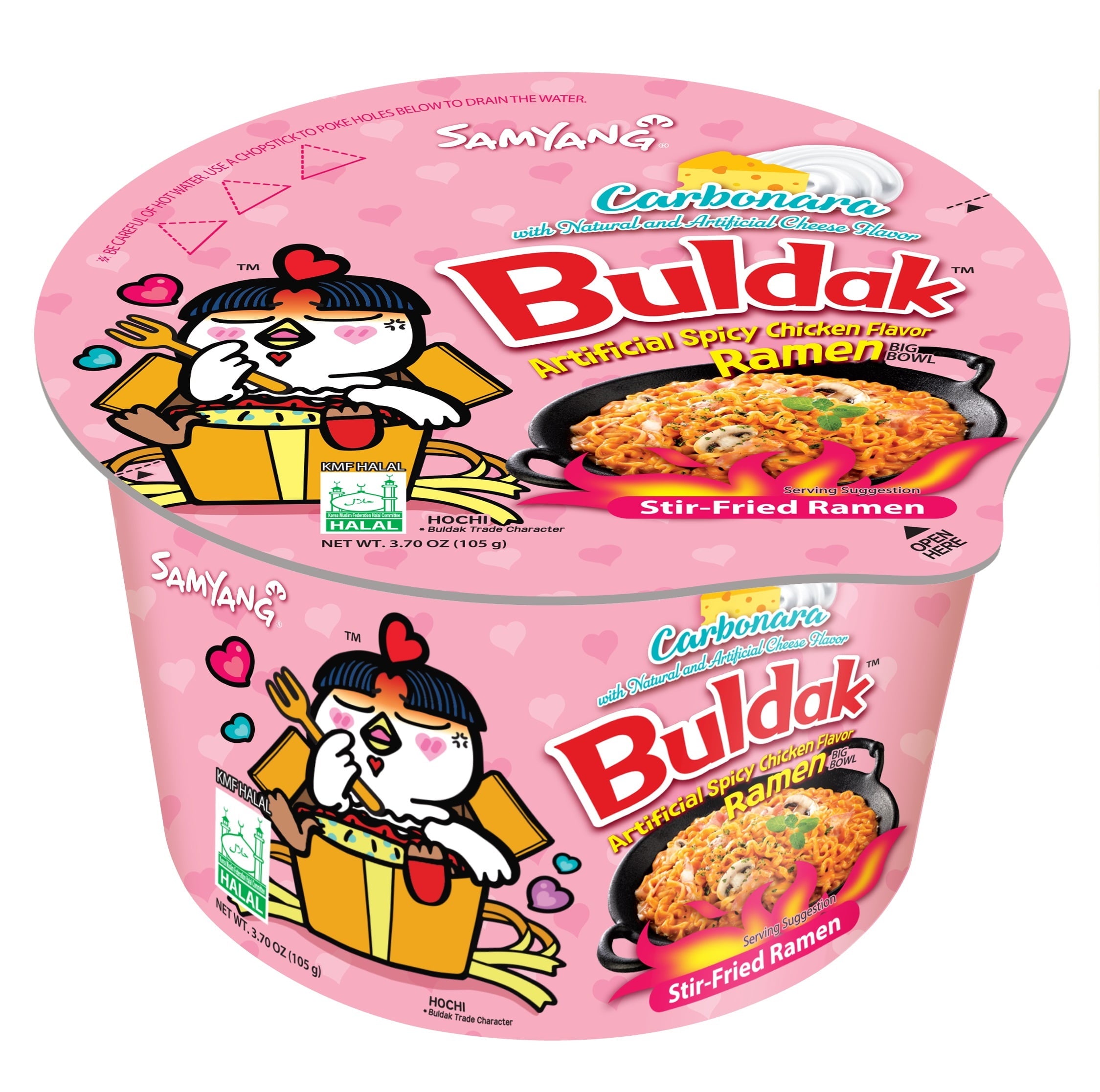 Buldak Carbo Bowl 16pk