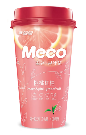 Meco Peach & Grapefruit Fruit Tea- 400ml - 15pk