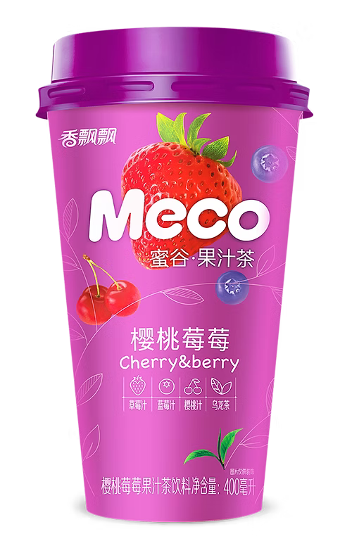 Meco Cherry & Berry Fruit Tea- 400ml - 15pk