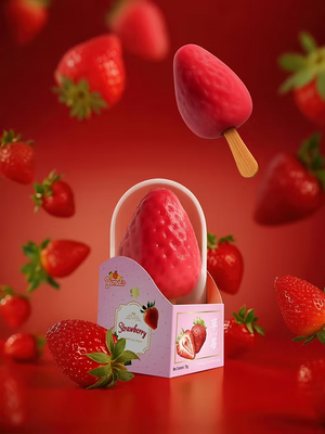 Yumelo Strawberry Ice Cream- 12pk