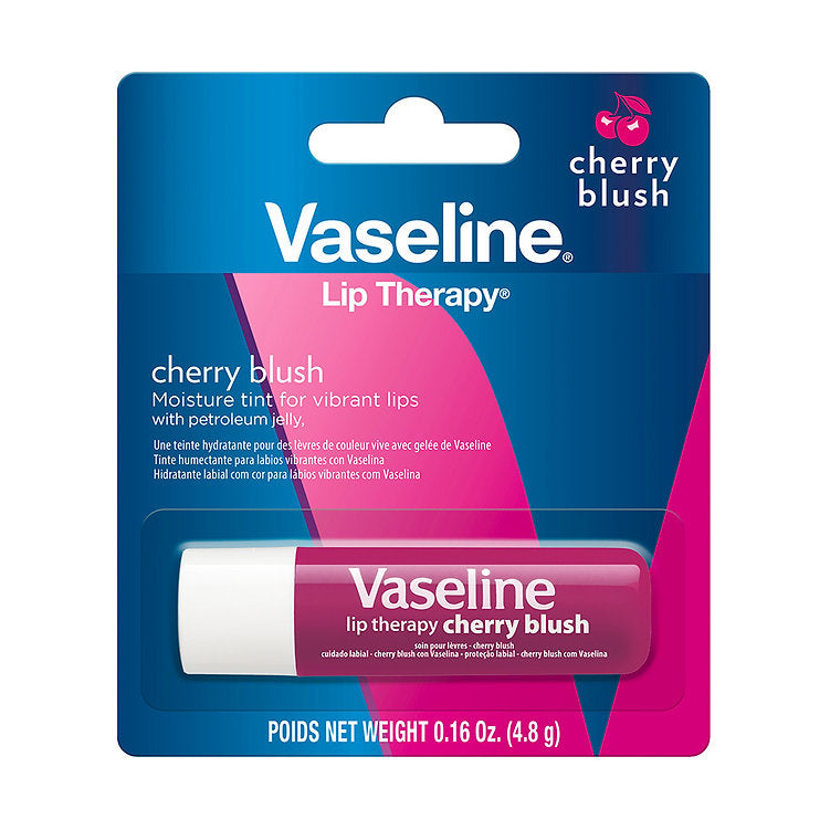 Vaseline Lip Balm- Cherry Blush- 4.8gm- 6pk