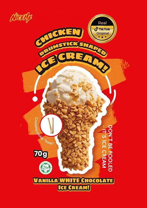 Chicken Drumstick ice cream - 24pk