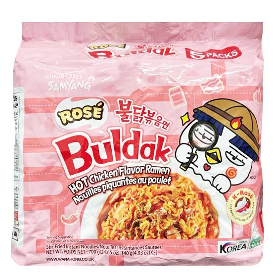 Buldak Rose 5pk - 8 units