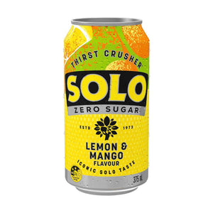 Solo Zero Lemon Mango 375ml- 10pk