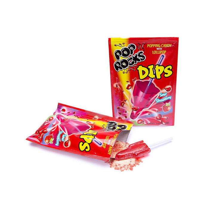 USA Pop Rocks Candy - Sour Strawberry-18gm - 50pk