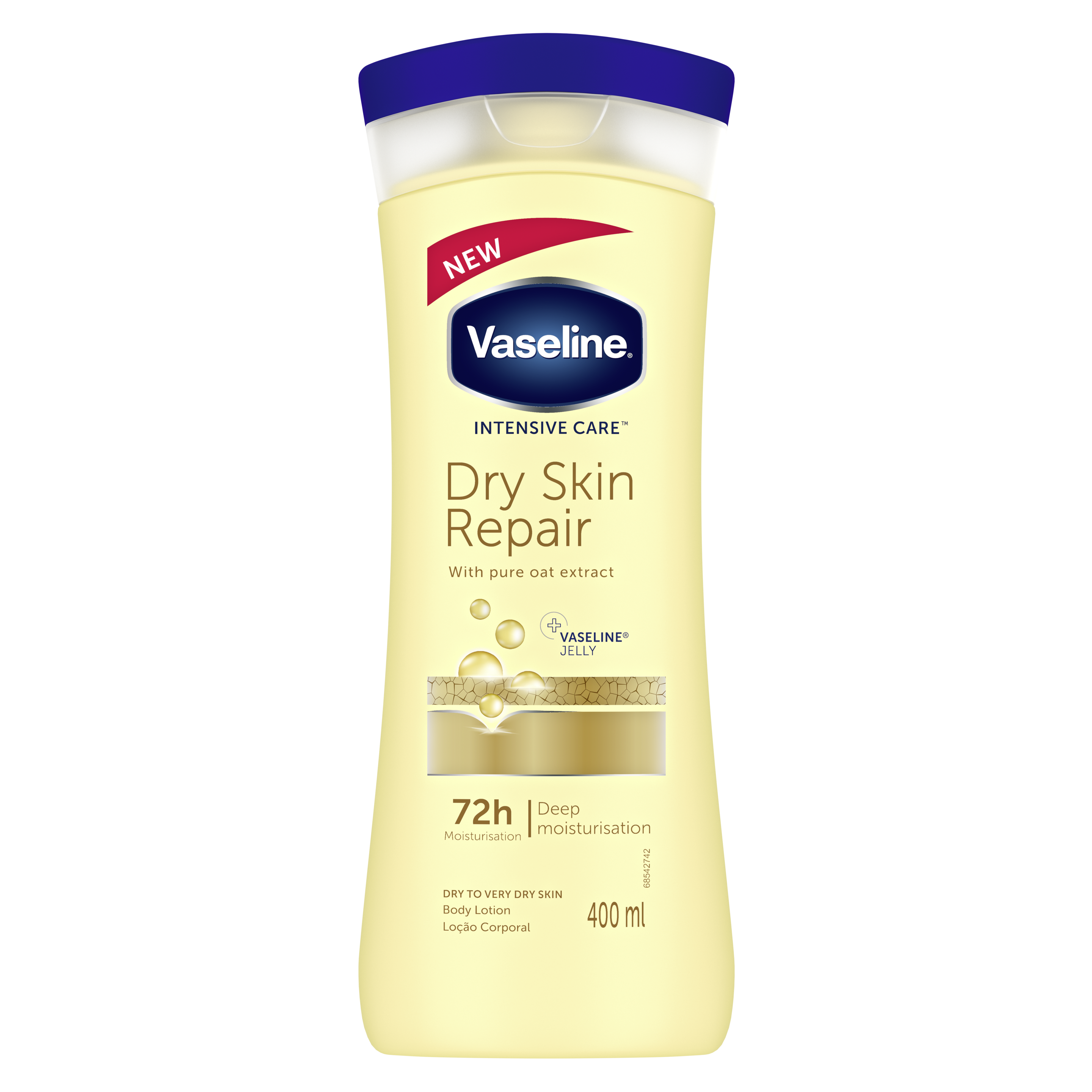 Vaseline Lotion Dry Skin Repair- 400ml- 6pk
