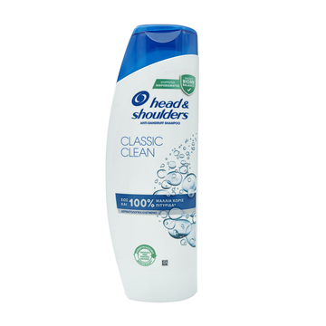 Head & Shoulders Shampoo-  Classic Clean 400ml - 3pk