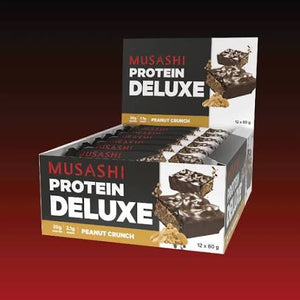 Musashi DLX Bar Peanut Crunch 60gm- 12pk