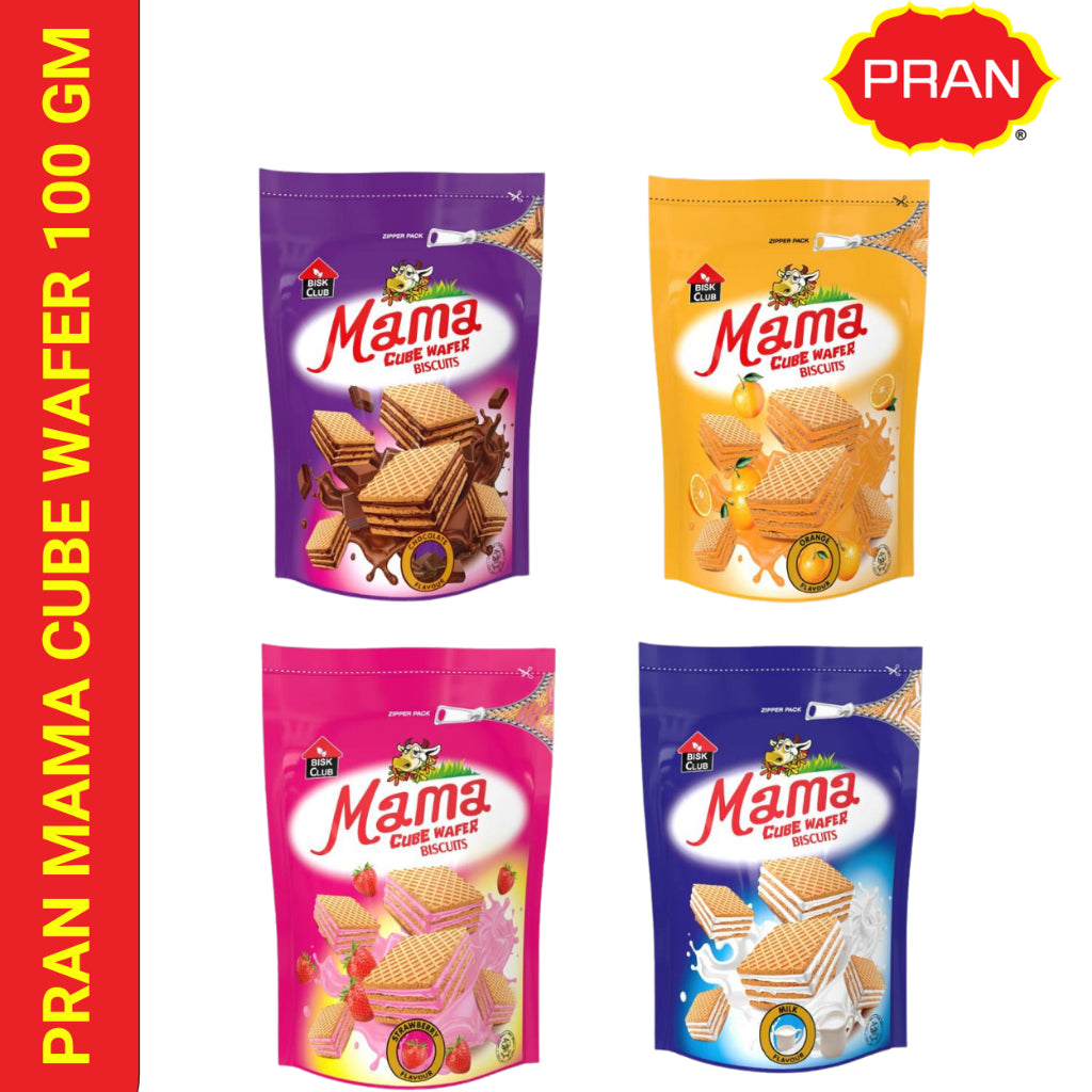 Mama Cube Chocolate Wafer 100gm - 12pk ( $1.00) ( Dated)