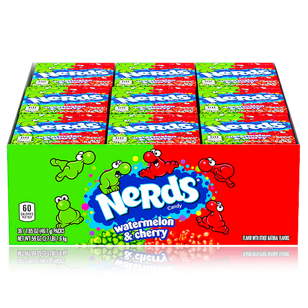 NERDS WILD CHERRY WATERMELON- 36 unit ($1.00) ( Dated)