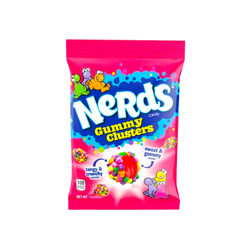 Nerds Gummy Cluster Rainbow  85gm- 12 Unit