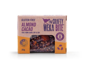 THE CRAFTY WEKA BAR ALMOND CACAO 35G BITE