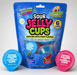 Sour Jelly Cups 210g - 24pk