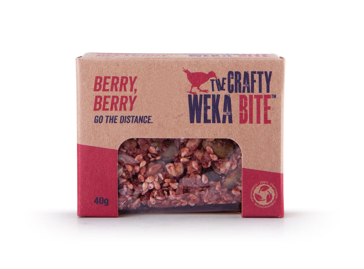 THE CRAFTY WEKA BAR BERRY BERRY 40g Bite