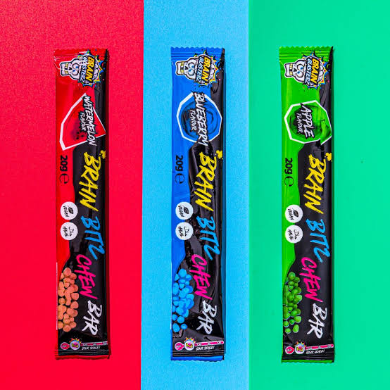 Brain Bitz Chew Bar 20gm- 24pk ( Clearance)
