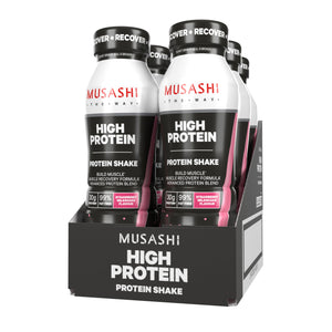 Musashi High Protein Strawberry 375ml - 6 Unit