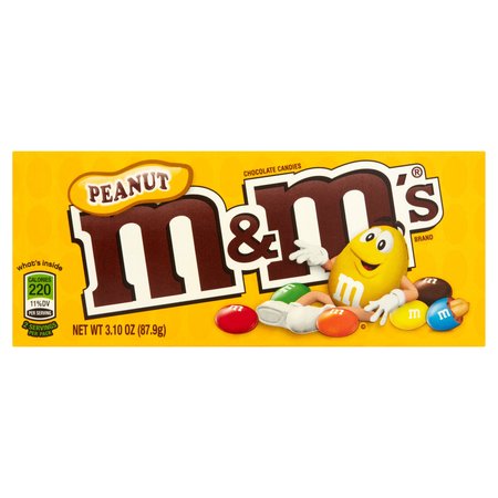 M & M Milk Peanut Box - 12pk