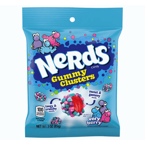 NERDS GUMMY CLUSTER VERY BERRY 85g -12 pk ( $ 4.27)