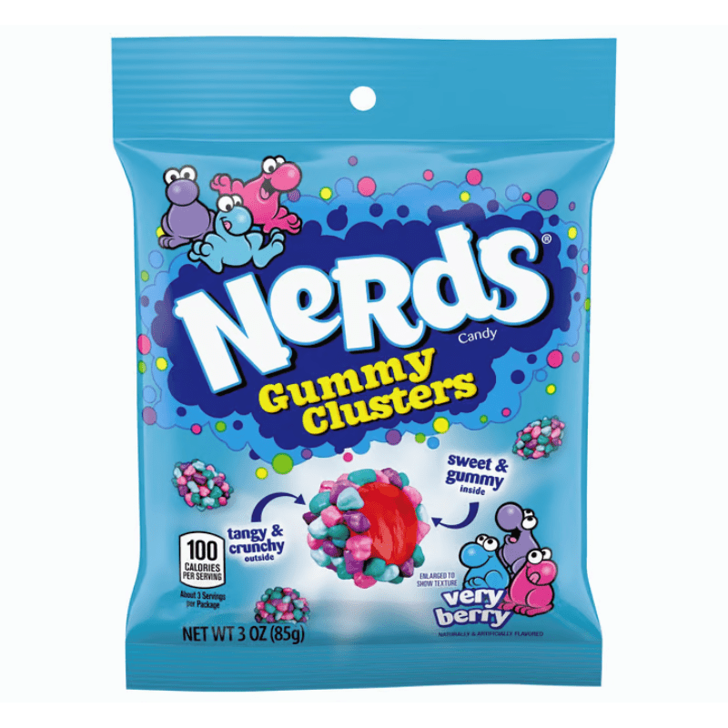NERDS GUMMY CLUSTER VERY BERRY 85g -12 pk ( $ 4.27)