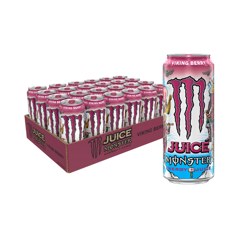 Monster Viking Berry- 500ml- 12pk (Delivery between 4th June- 10 June)