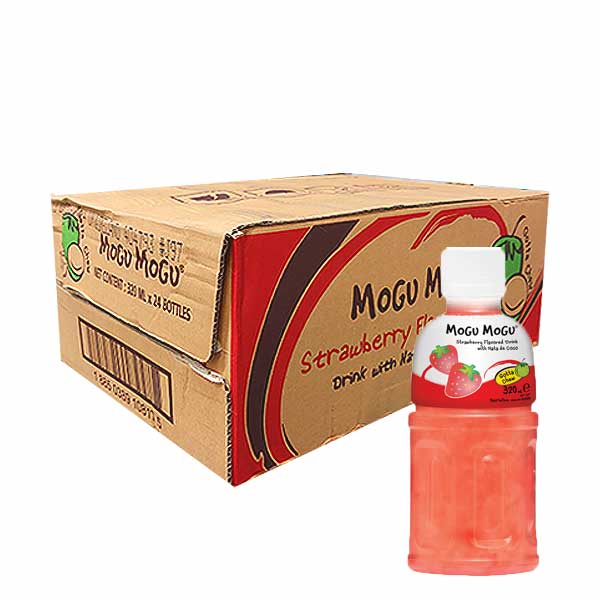 MOGU MOGU STRAWBERRY 320ML -24 unit