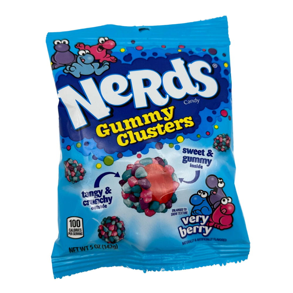 Nerds Gummy Cluster Very Berry Peg Bag- 140gm - 12pk ($5.6)