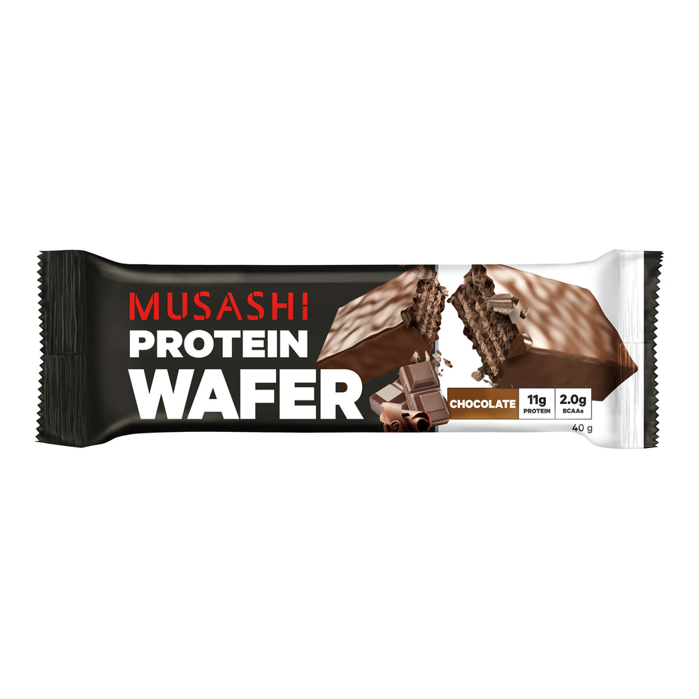 Musashi Protein Wafer Bar - Chocolate 40gm- 12pk