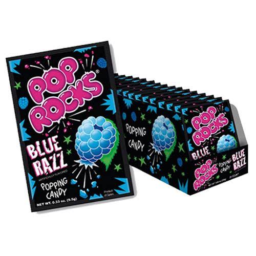 USA Pop Rocks Candy - Blue Razz -18gm - 50pk