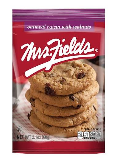 USA Mrs. Fields Oatmeal & Walnut Cookie - 60gm- 12pk