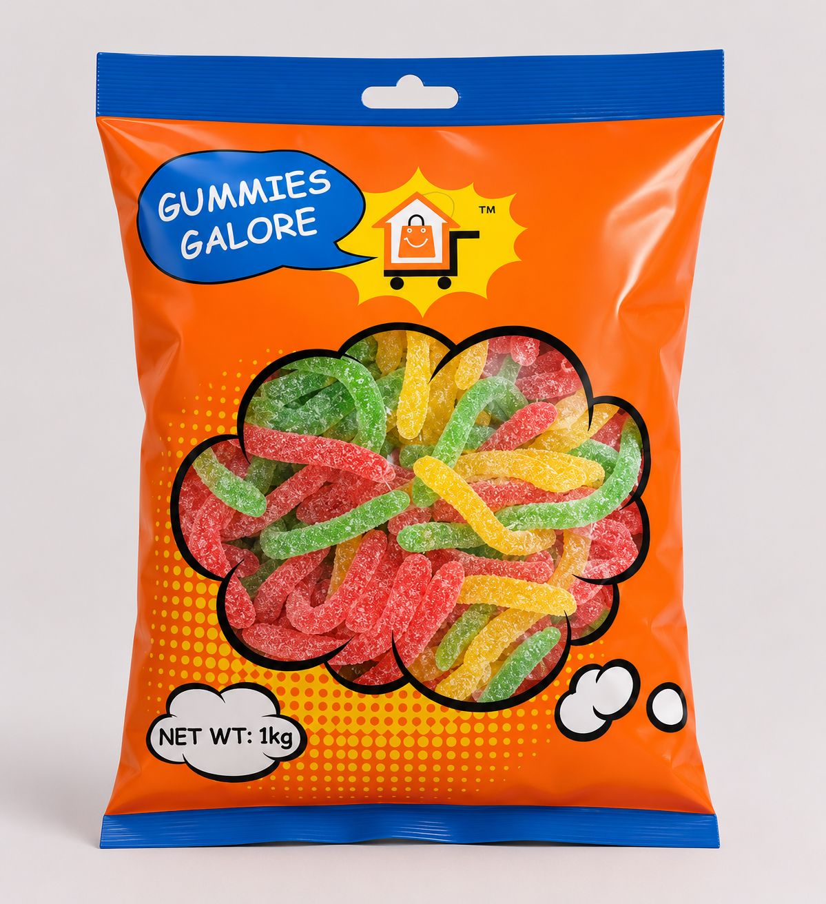 Gummy Galore- Sour Snakes- 2kg