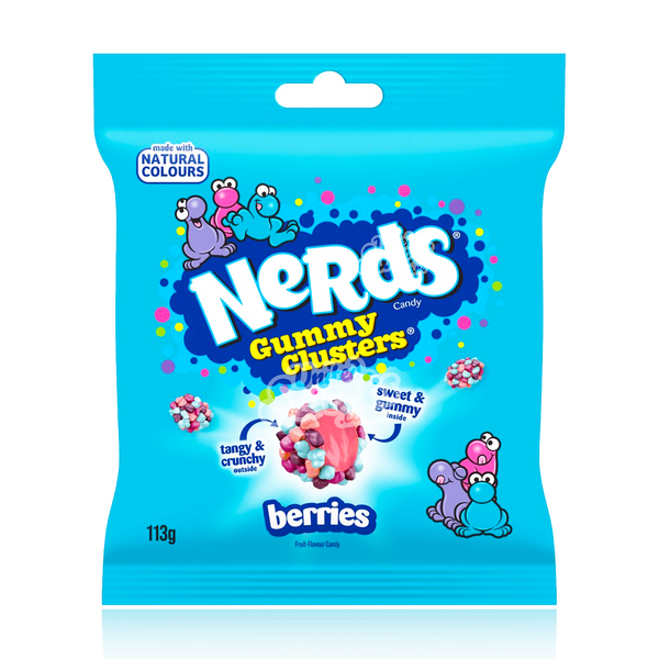 Nerds Gummy clusters bag Berries flavor 12pk  -113g