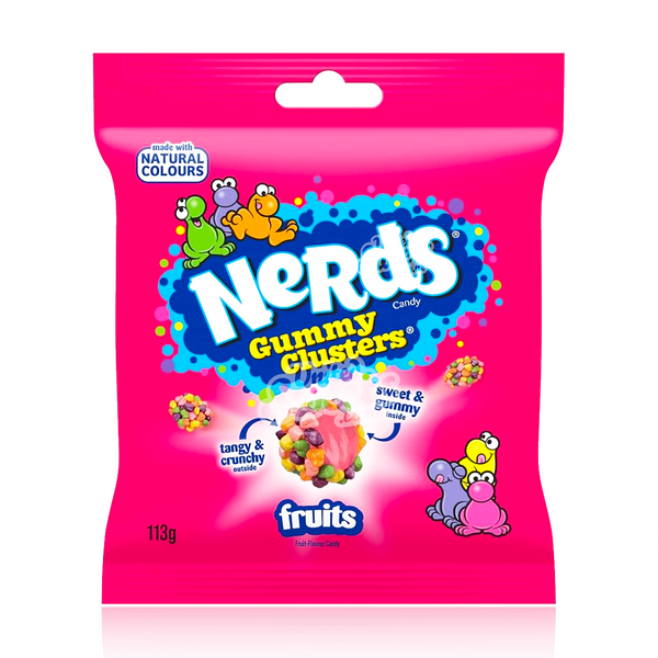 Nerda Gummy clusters Fruits flavor 12pk -113g