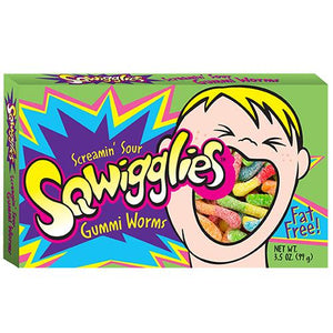 Sqwigglies Sour Worms Gummies- 12pk