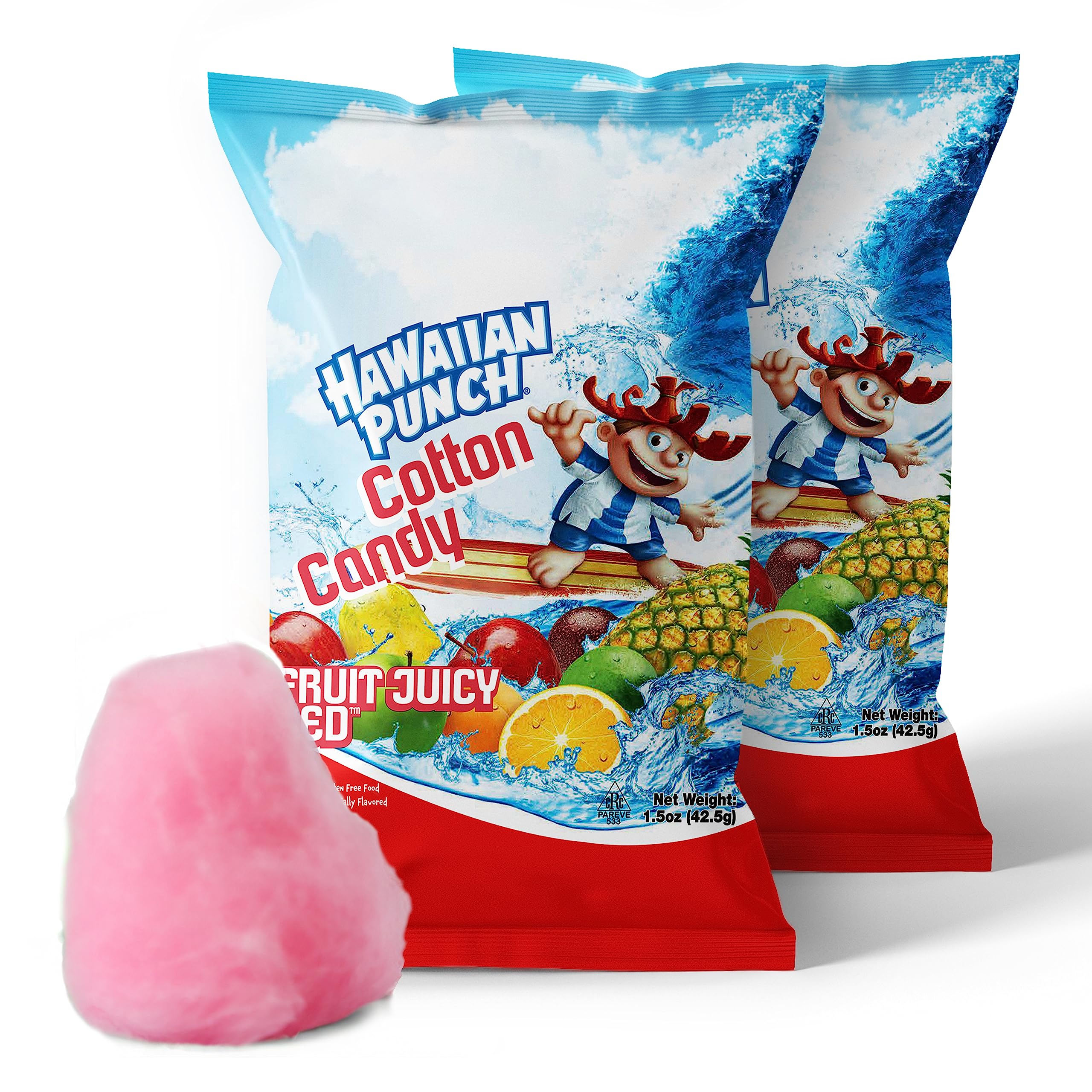 Hawaiian Punch Cotton Candy 88gm- 12pk