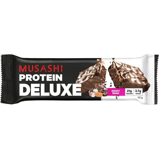 Musashi DLX Bar Rocky Road 60gm- 12pk