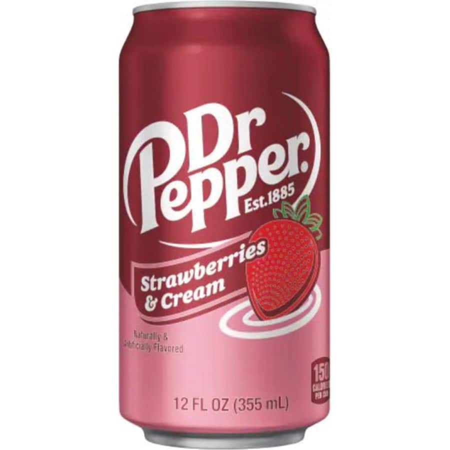 Dr Pepper Strawberry n Cream(USA) 355ml- 12pk