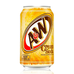 A & W Root Beer Cream Soda Can355 ml -12pk
