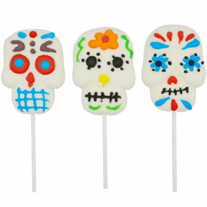Halloween Skull mallow Pops 40g - 24pk