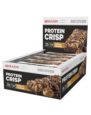 Protein Crisp Bar- Vanilla Caramel 60gm- 12pk