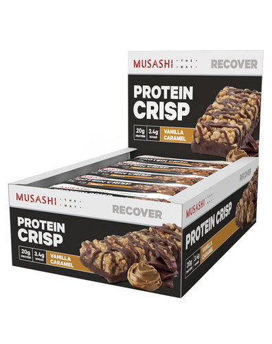 Protein Crisp Bar- Vanilla Caramel 60gm- 12pk