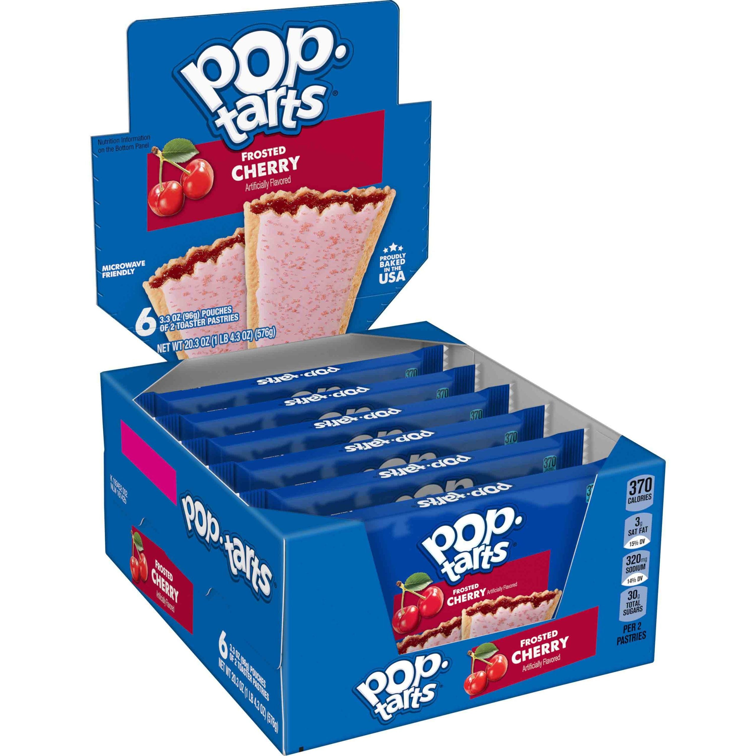 POP TARTS FROSSTED CHERRY 3.30Z-6PCS