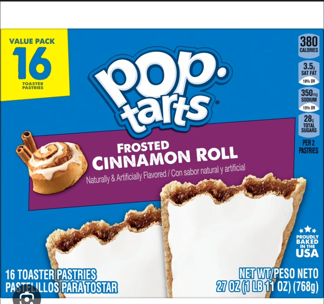 POP TARTS FROSSTED CINNAMON ROLL 3.30Z-6PCS