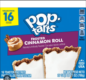 POP TARTS FROSSTED CINNAMON ROLL 3.30Z-6PCS
