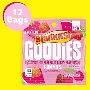 Starburst Goodies Fav Reds 50gm- 12pk