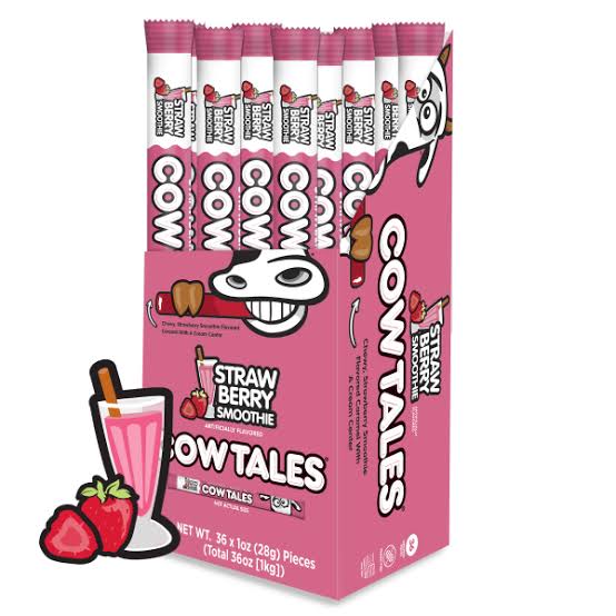 Cow Tales Strawberry- USA Candy- 36pk
