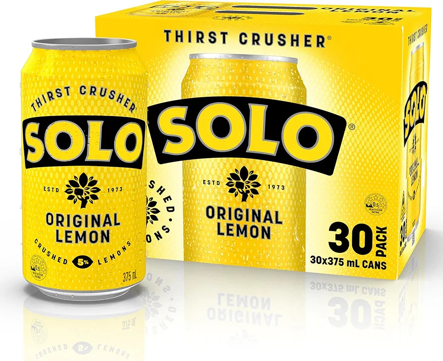 Solo Original Lemon 375ml- 30pk